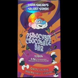 Papa Smurf’s Secret Stash Shroom Bar – Oreoz 3.5G