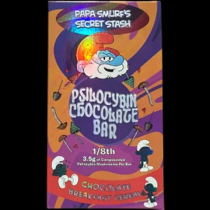 Papa Smurf’s Secret Stash Shroom Bar – Reeses 3.5G
